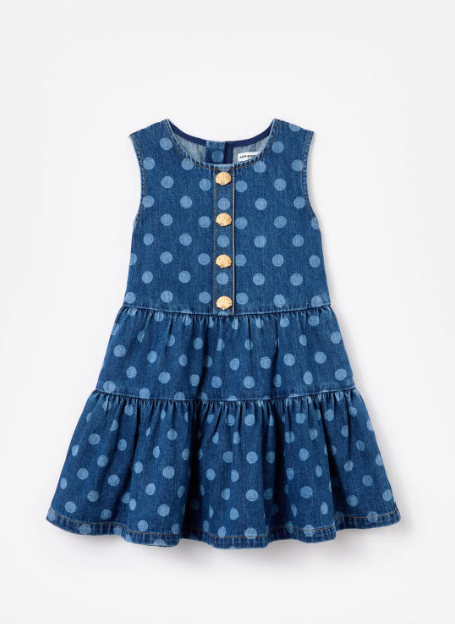 abito a pois 703S-BL POLKA DOT SELF-PORTRAIT 