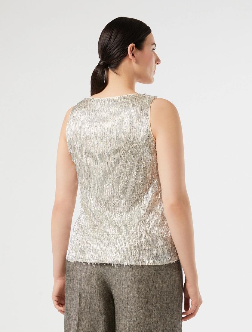 top in tulle ricamato MRNCELEBRE 002 MARINA RINALDI 