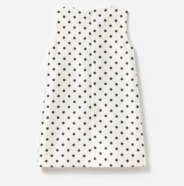 abito smanicato a pois 721S-C CREAM SELF-PORTRAIT 