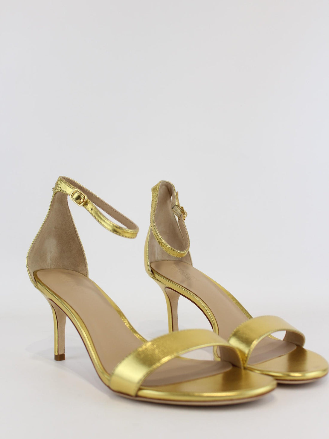 sandalo allie in pelle laminata 802-978207 001 LAUREN RALPH LAUREN 