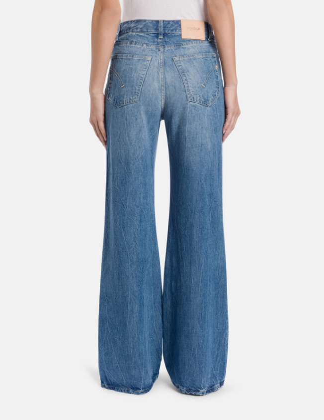 jeans amber wide leg DP619DF0266DMC3 800 DONDUP 