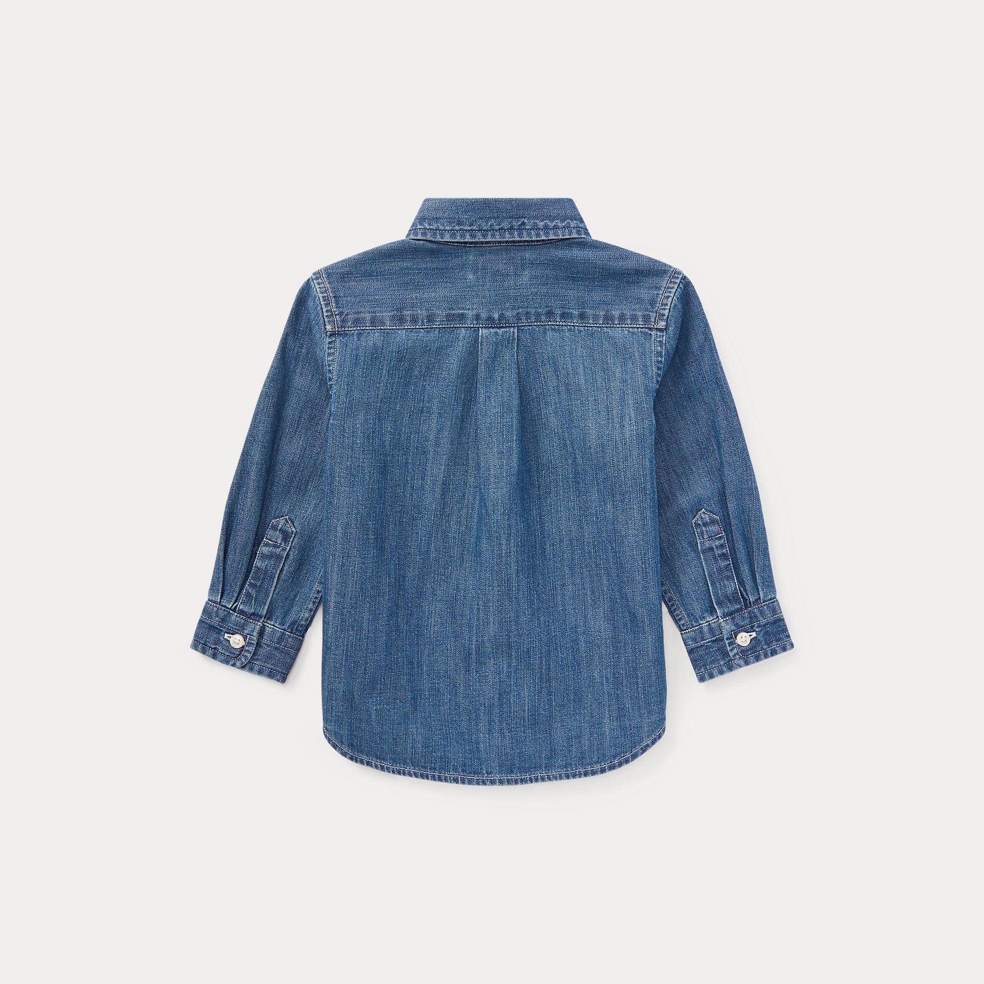 camicia in chambray di cotone 320-713843 001 RALPH LAUREN POLO 