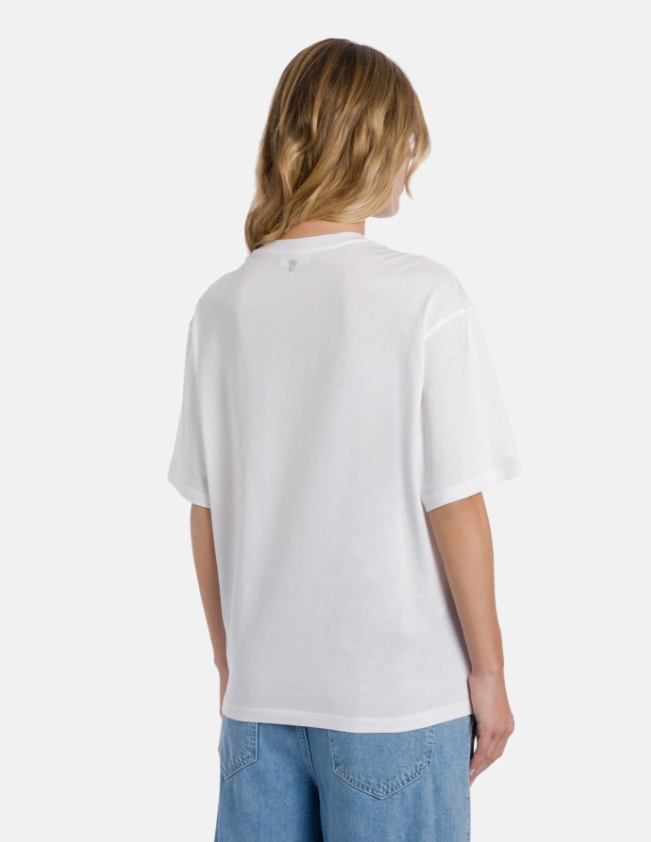 t-shirt girocollo regular DS074JF0350DXXX 000 DONDUP 