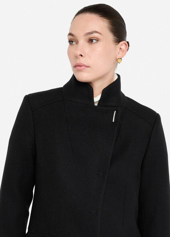 cappotto in panno double MF5119J4873 22222 LIU JO WHITE 