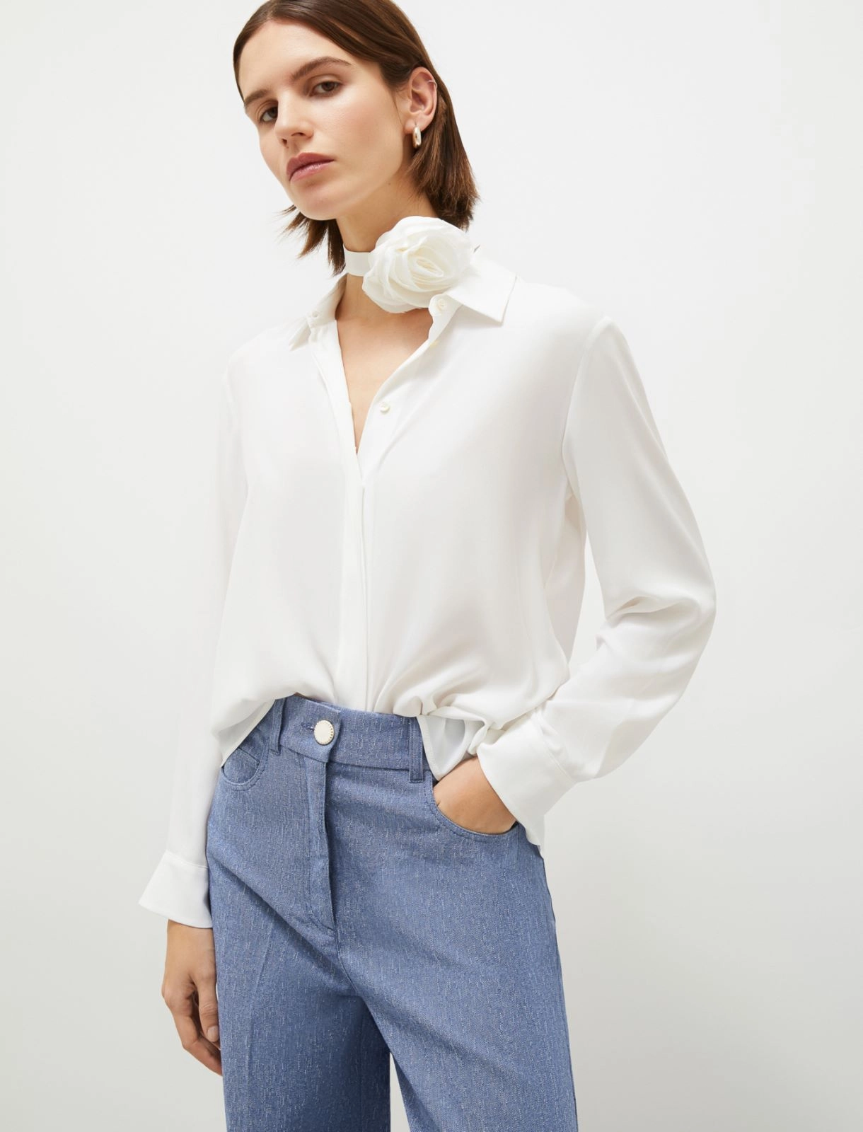 camicia con fiore INACO 001 MARella 