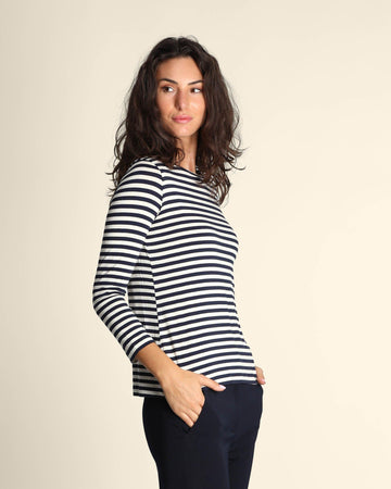 t-shirt fantasia a righe POLPO 001 EMME MARELLA 