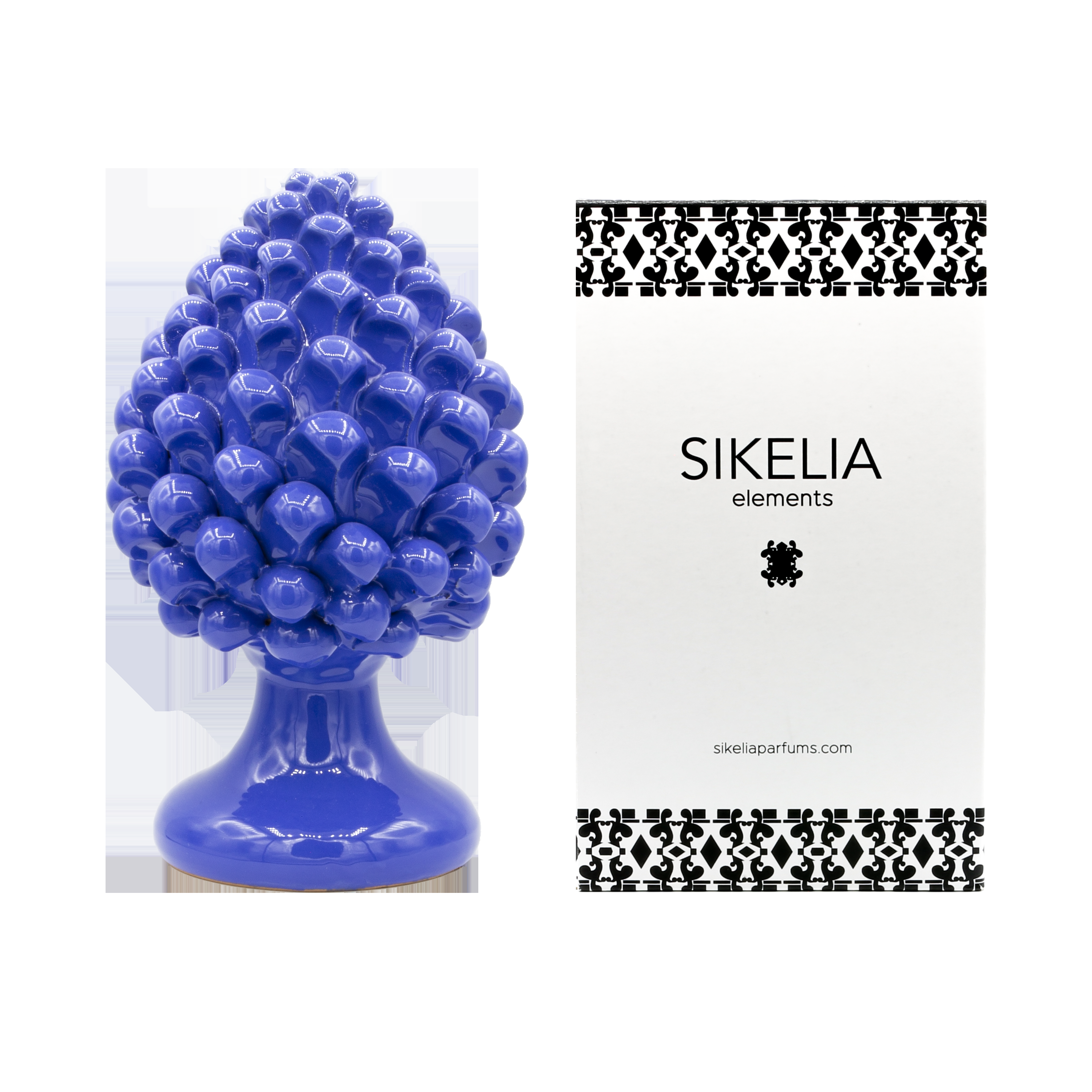 Pigna lavorata a mano in ceramica PIGNA NIKOS SIKELIA PARFUMS 