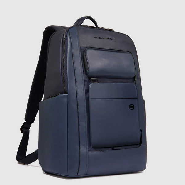 zaino con sistema antifrode CA6444W131 BLU PIQUADRO 