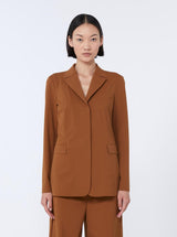 MM MAXMARA giacca in jersey tecnico Cammello