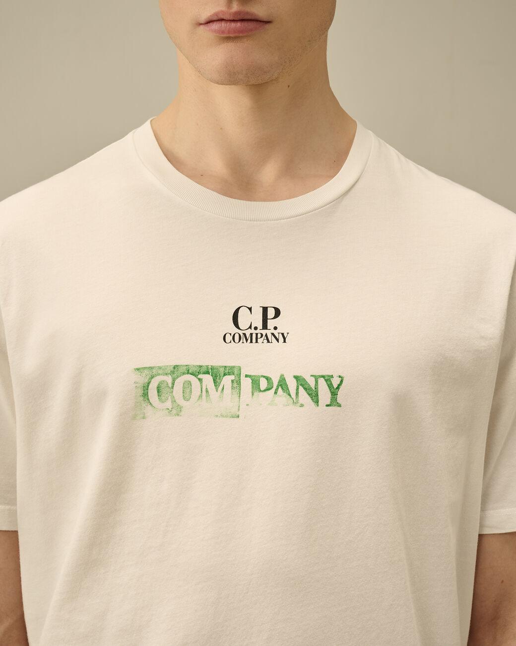 24/1 t-shirt patch logo 18CMTS307A 005431G 103 CP COMPANY 