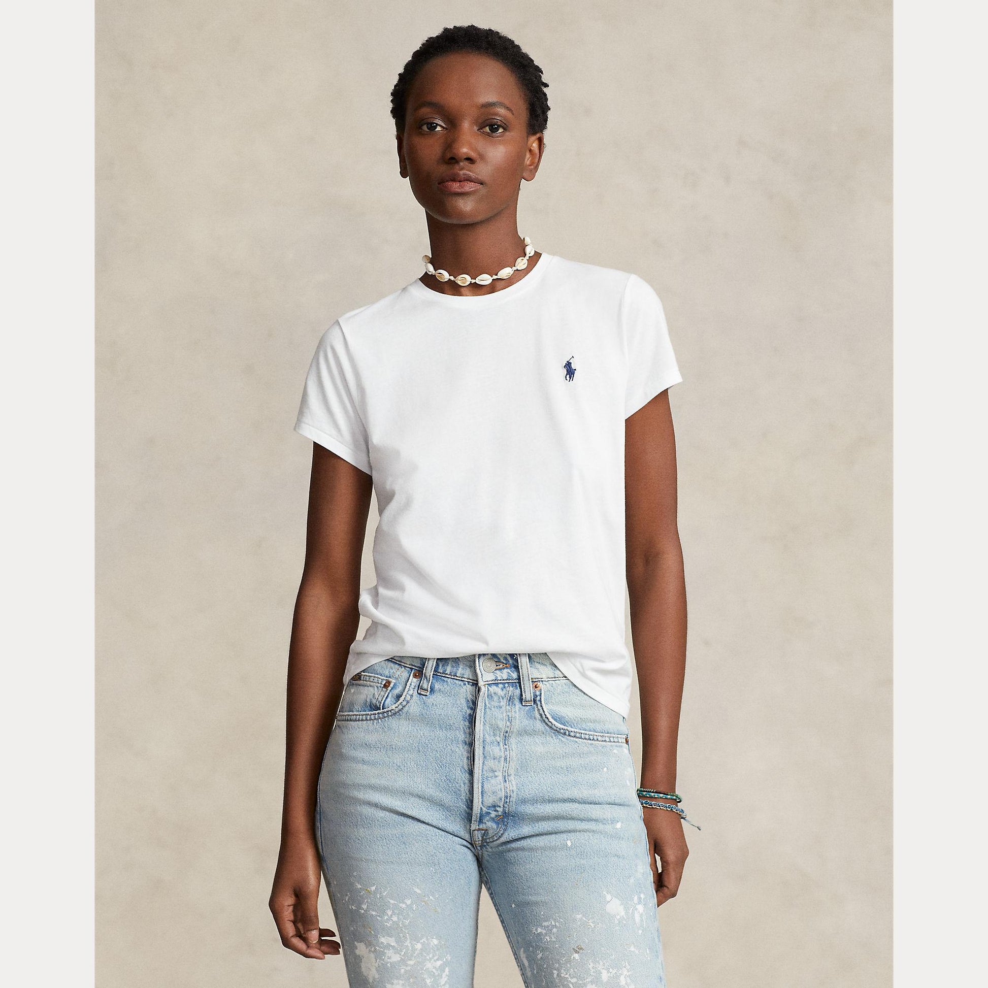 t-shirt con logo cavallino 211-898698 005 RALPH LAUREN POLO 