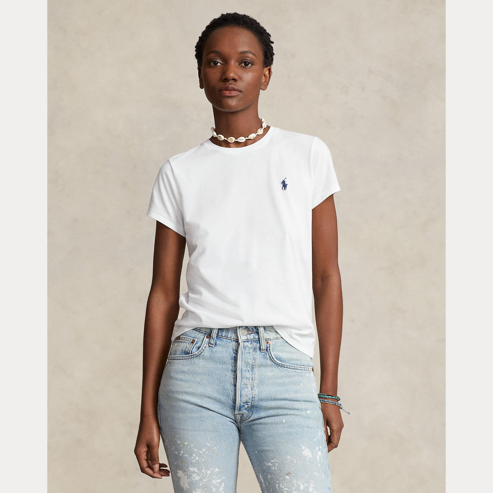 t-shirt con logo cavallino 211-898698 005 RALPH LAUREN POLO 