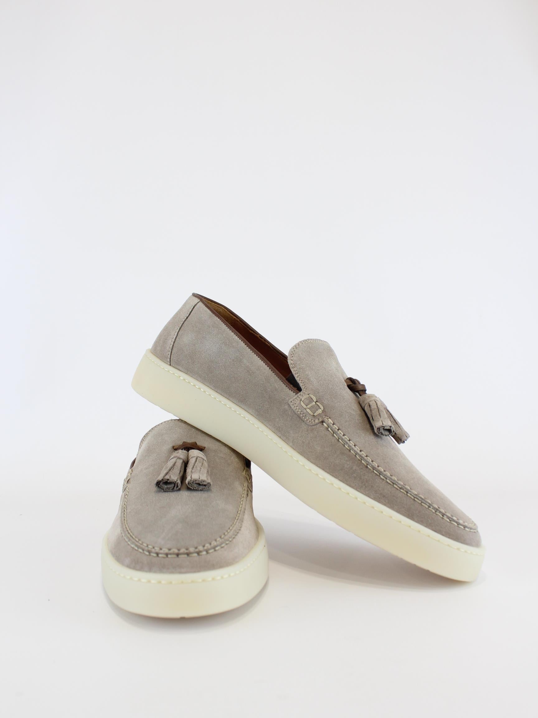 mocassino con applicazione 622CA FLORENCE TAUPE ROSSI 