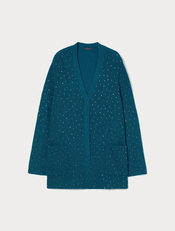 cardigan con strass OTRE 003 MARINA RINALDI 