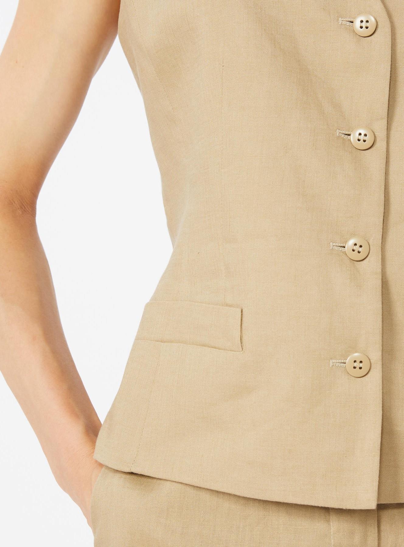gilet con cinturino sul retro MSTCARNET 007 MAXMARA STUDIO 