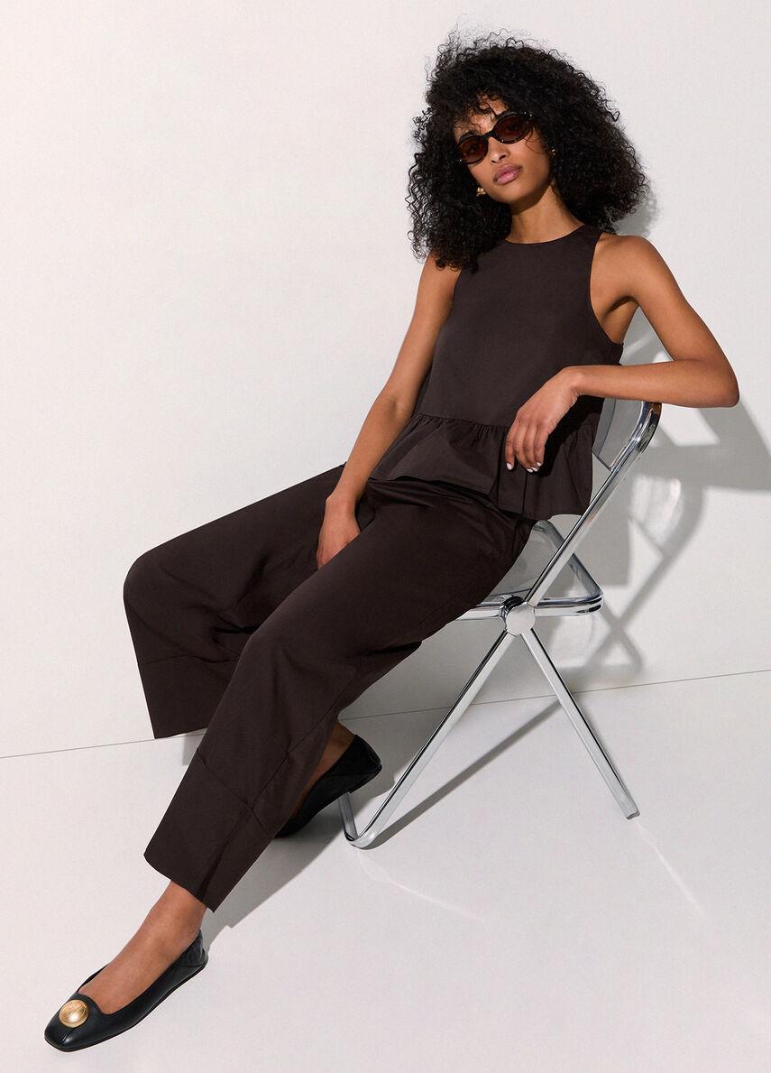 pantaloni flare WA6498T4853 91109 LIU JO WHITE 