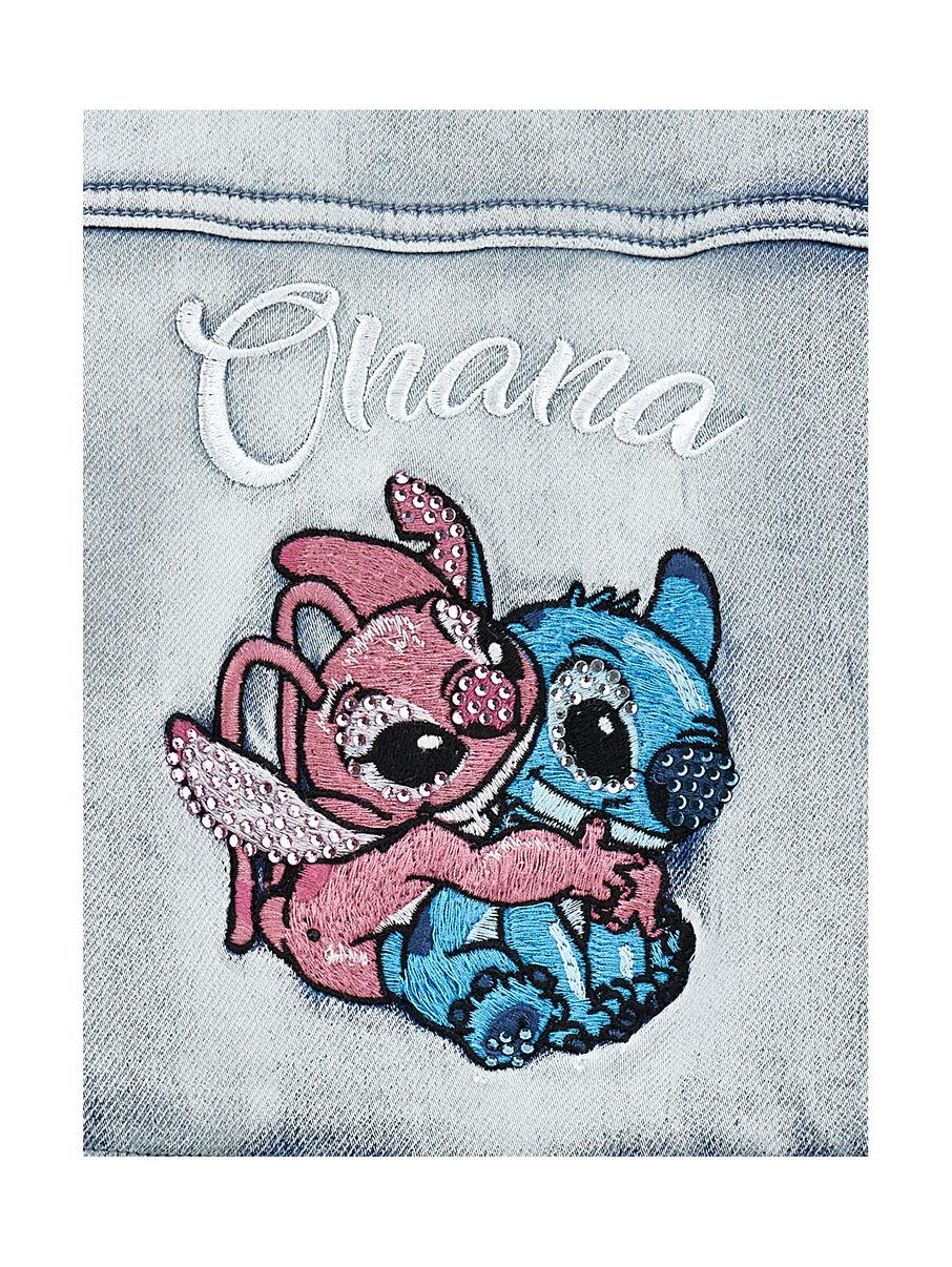 giubbino in denim stitch 19F102 6042 0062 MONNALISA 