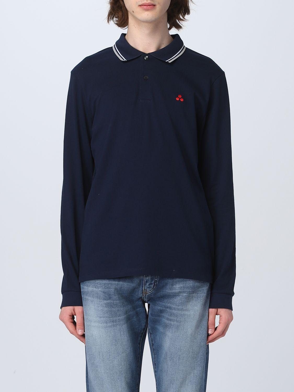 Polo maniche lunghe PEU4691 99011991 209 PeUTEREY 
