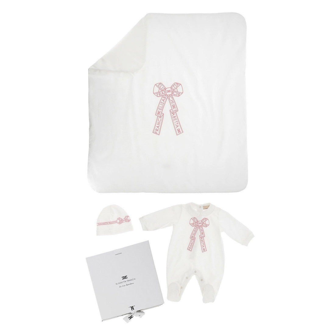 Tutina con cappello e coperta ENKT062 JF054 0285 ELISABETTA FRANCHI 