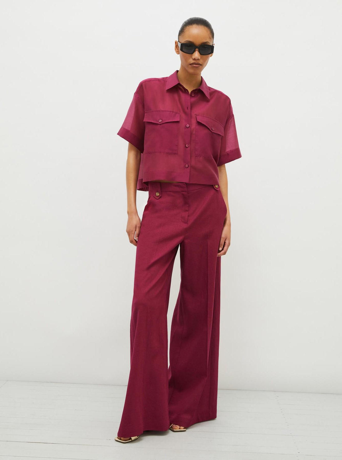 pantalone in misto lino RIETI 001 MARella 