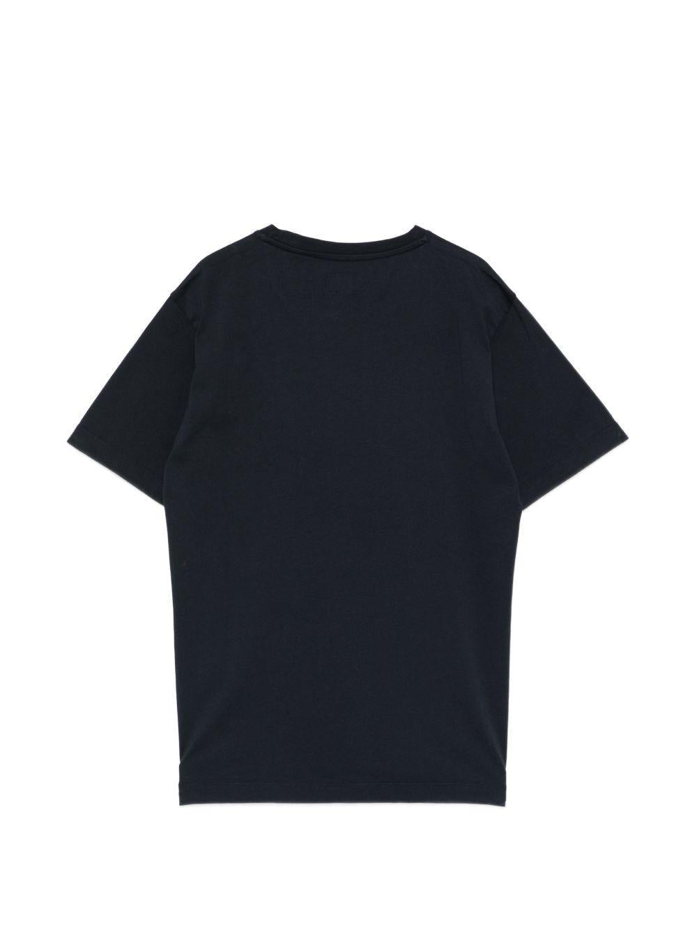 t-shirt con logo scritta CUM00ULAA17 41150 CP COMPANY KIDS 