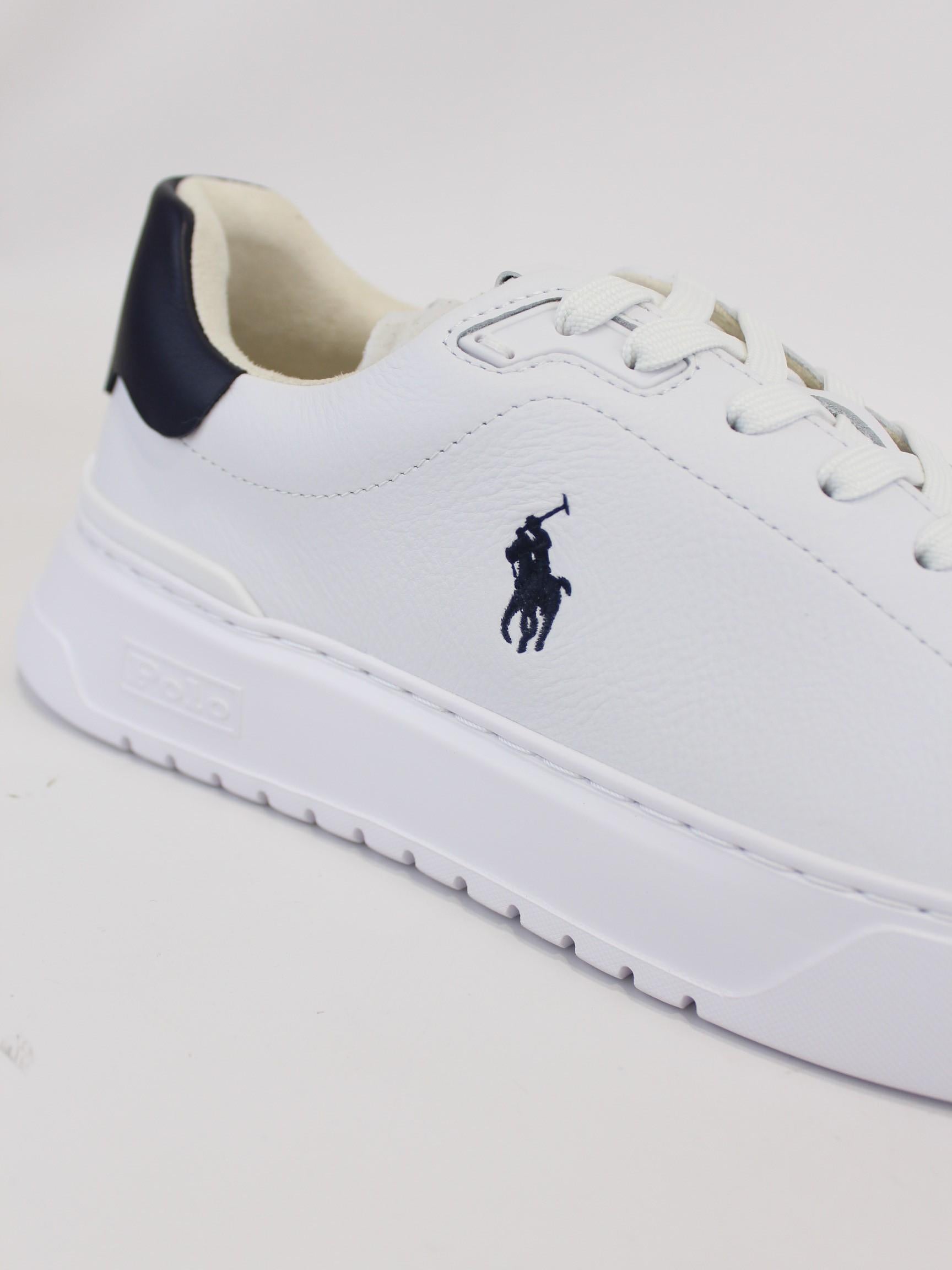 Sneakers in pelle con logo 809-974097 001 RALPH LAUREN POLO 