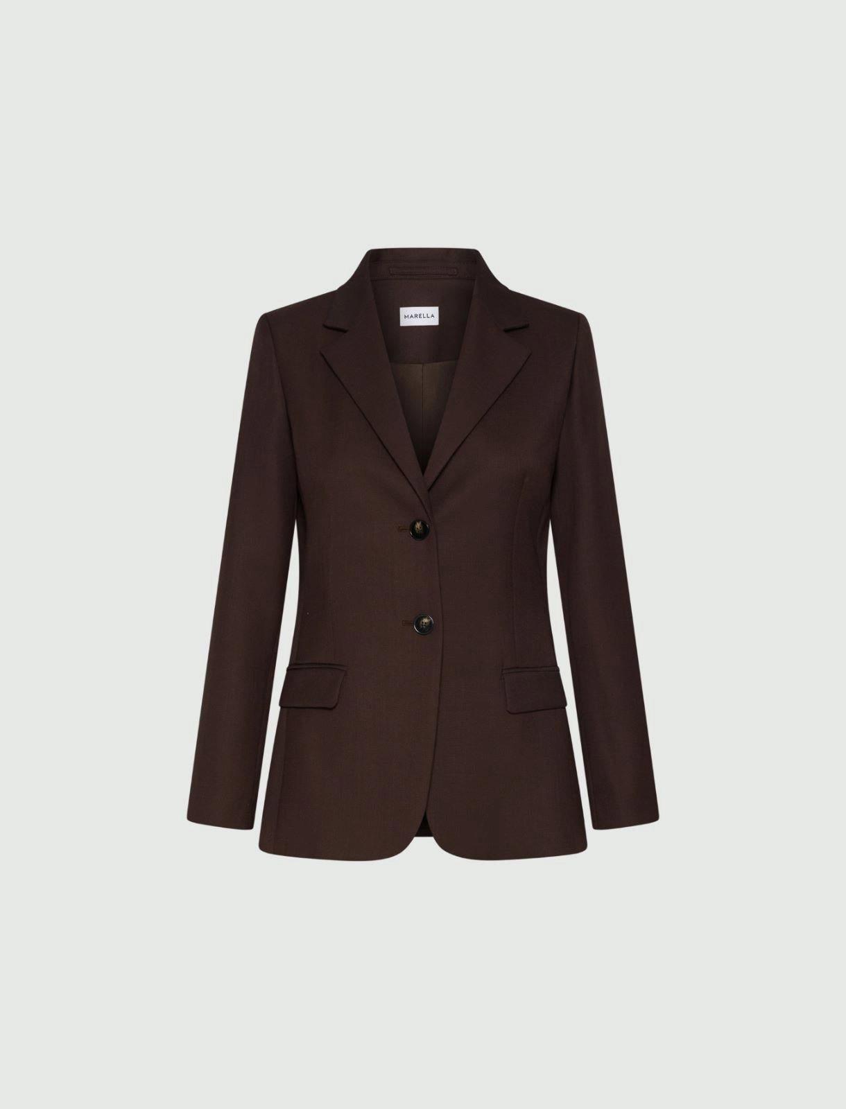 blazer monopetto misto lana TESSA 001 MARella 