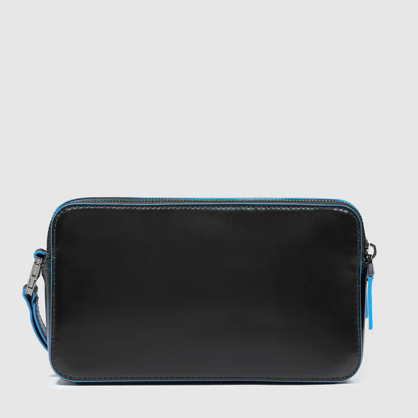 pochette in pelle con tasca frontale AC4221B2 N PIQUADRO 