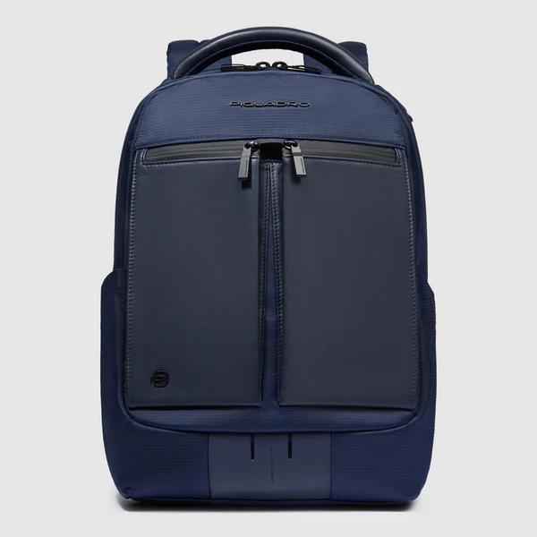 zaino con doppia zip CA6620S136 BLU PIQUADRO 