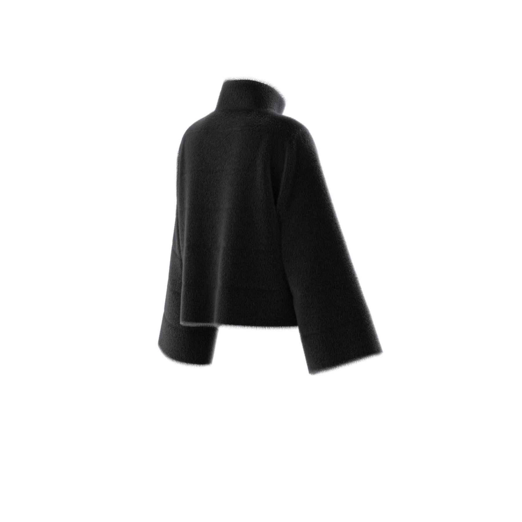 giacca fluffy ecopelliccia CIP 003 EMME MARELLA 