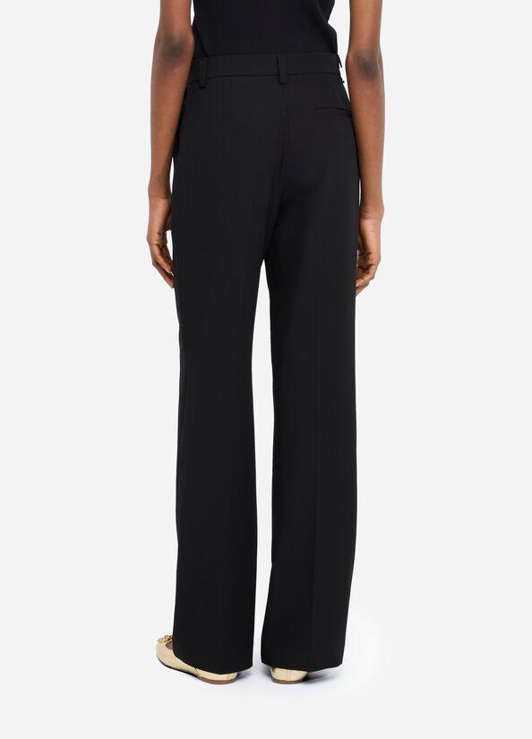 pantalone a palazzo CF5418T2200 22222 LIU JO BLACK 