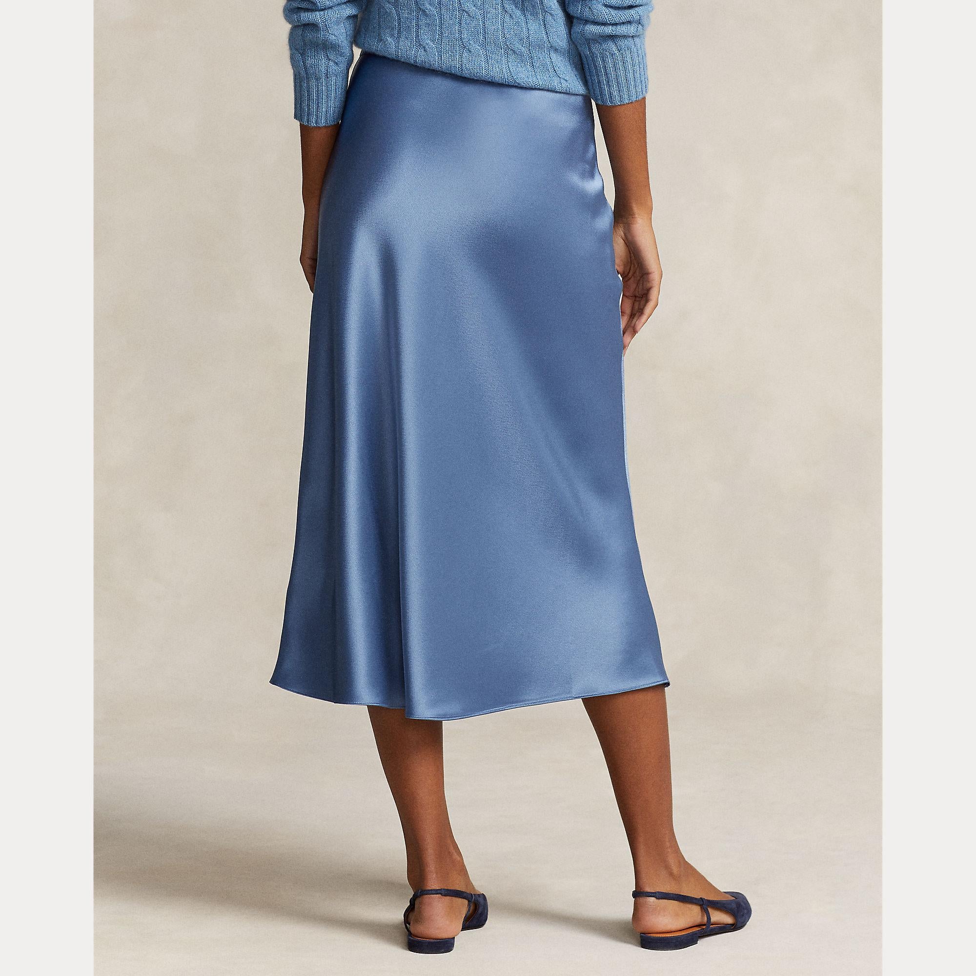 gonna midi in raso 211-932523 001 RALPH LAUREN POLO 