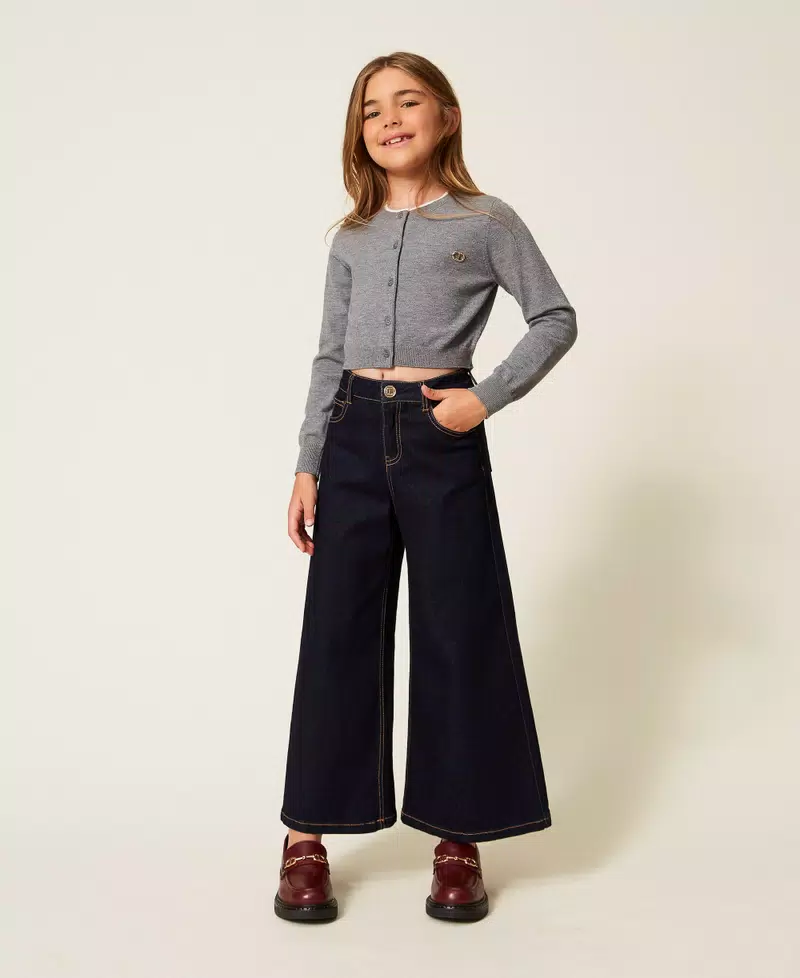jeans wide leg 252GJ2280 06295 TWINSET GIRL 