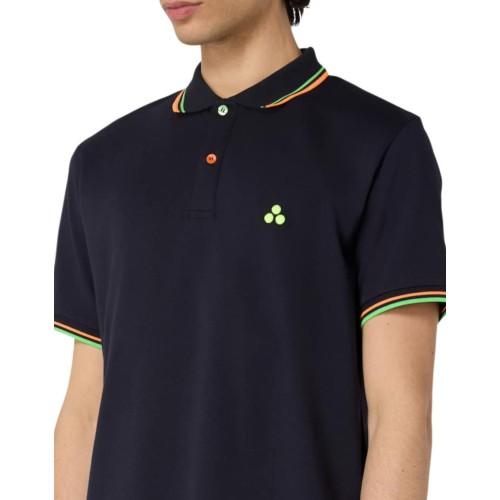 polo con contrasti fluo NEW SELANDINA 215 PeUTEREY 