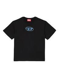 T-shirt con logo al centro J02590 0GRAI K900 DIESEL 