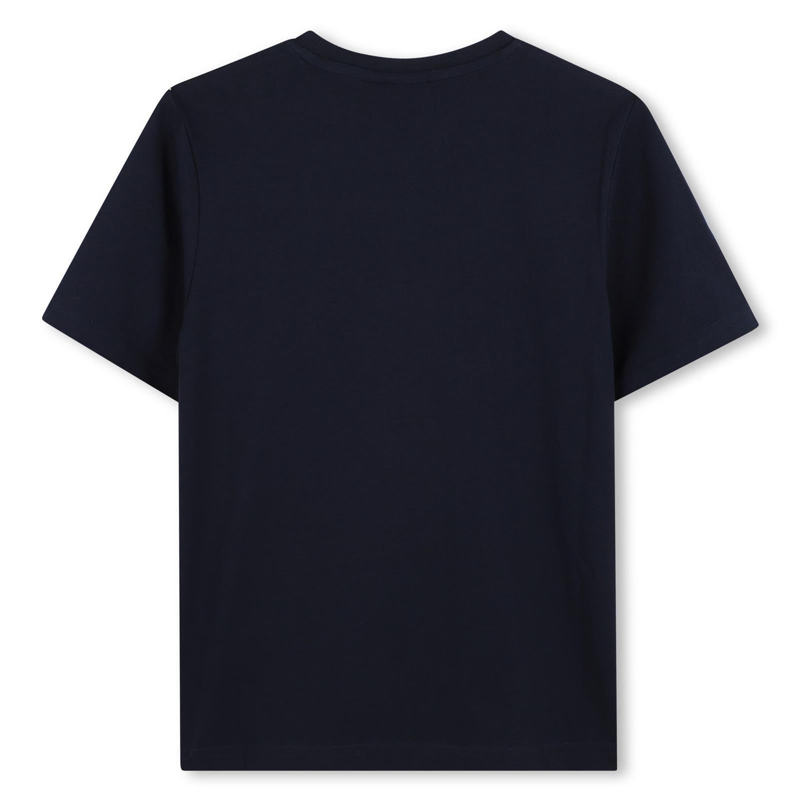 t-shirt mini logo petto J25P23 849 BOSS 