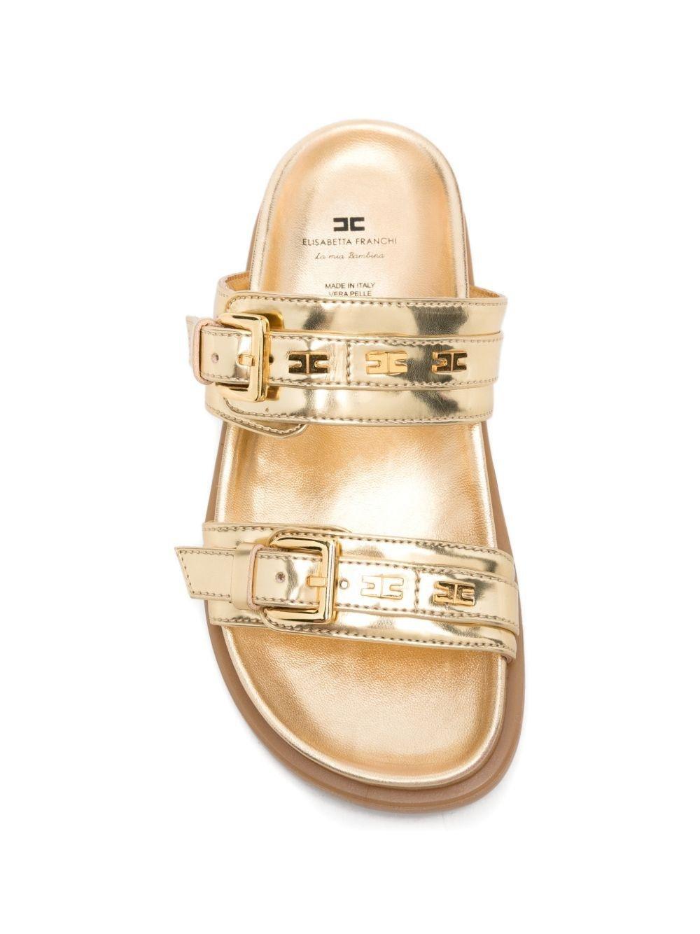 Sandali slide F4A2E0602 ORO ELISABETTA FRANCHI 