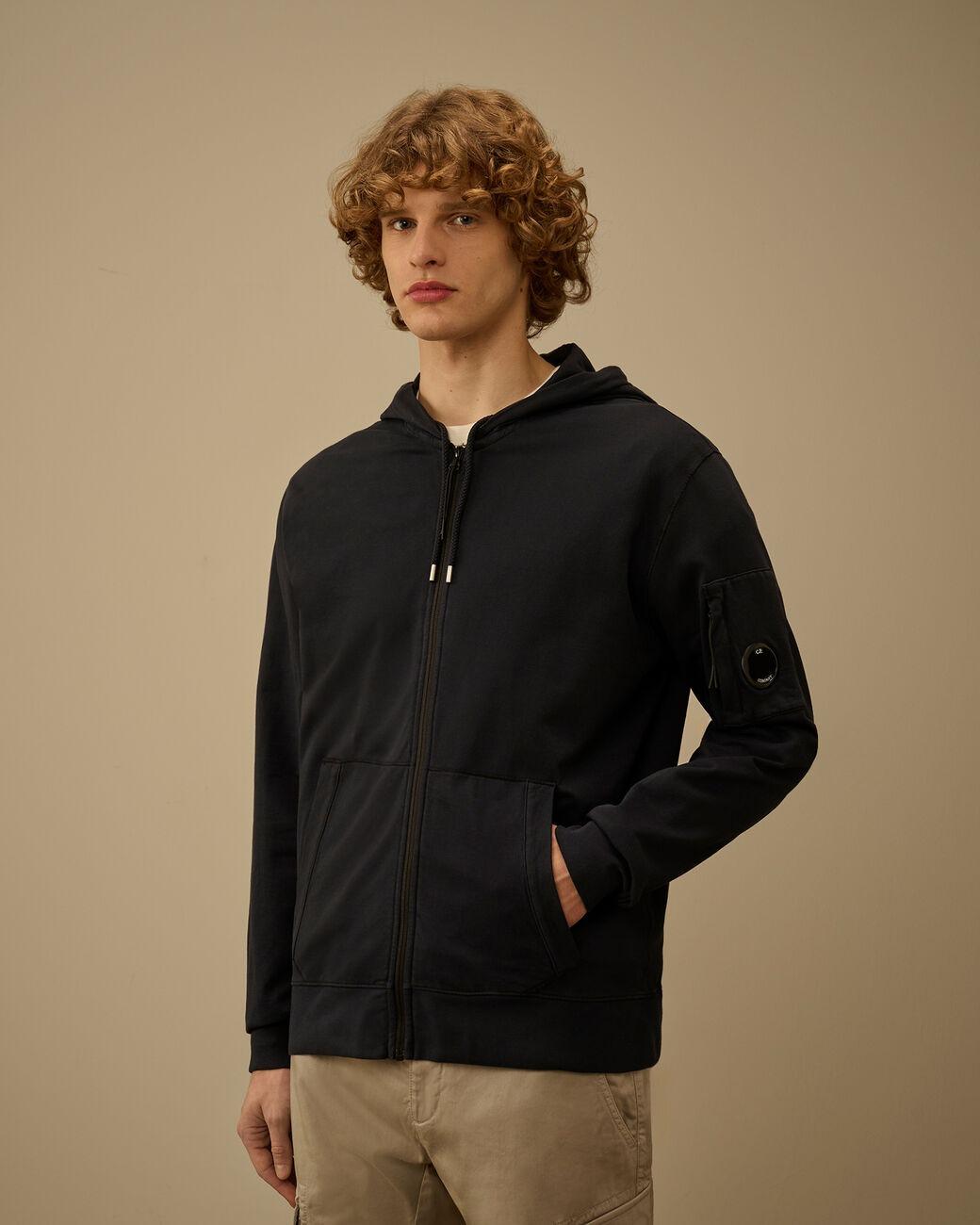 felpa fleece zip 20CMSS081A 002246G 888 CP COMPANY 