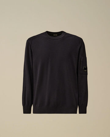 maglia extra fine in lana merino 19CMKN037A 005528A 888 CP COMPANY 