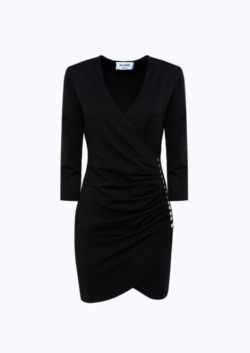 abito con drappeggio RF4180J4762 22222 Blugirl 