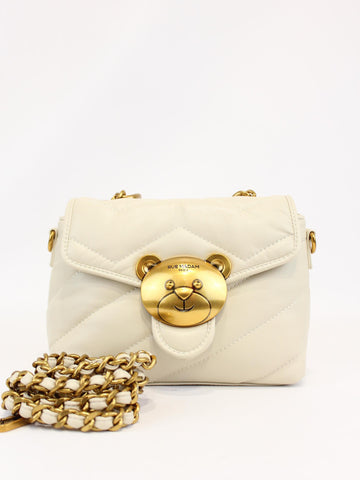 borsa puffy shouders 1491 CREAM RUE MADAM PARIS 