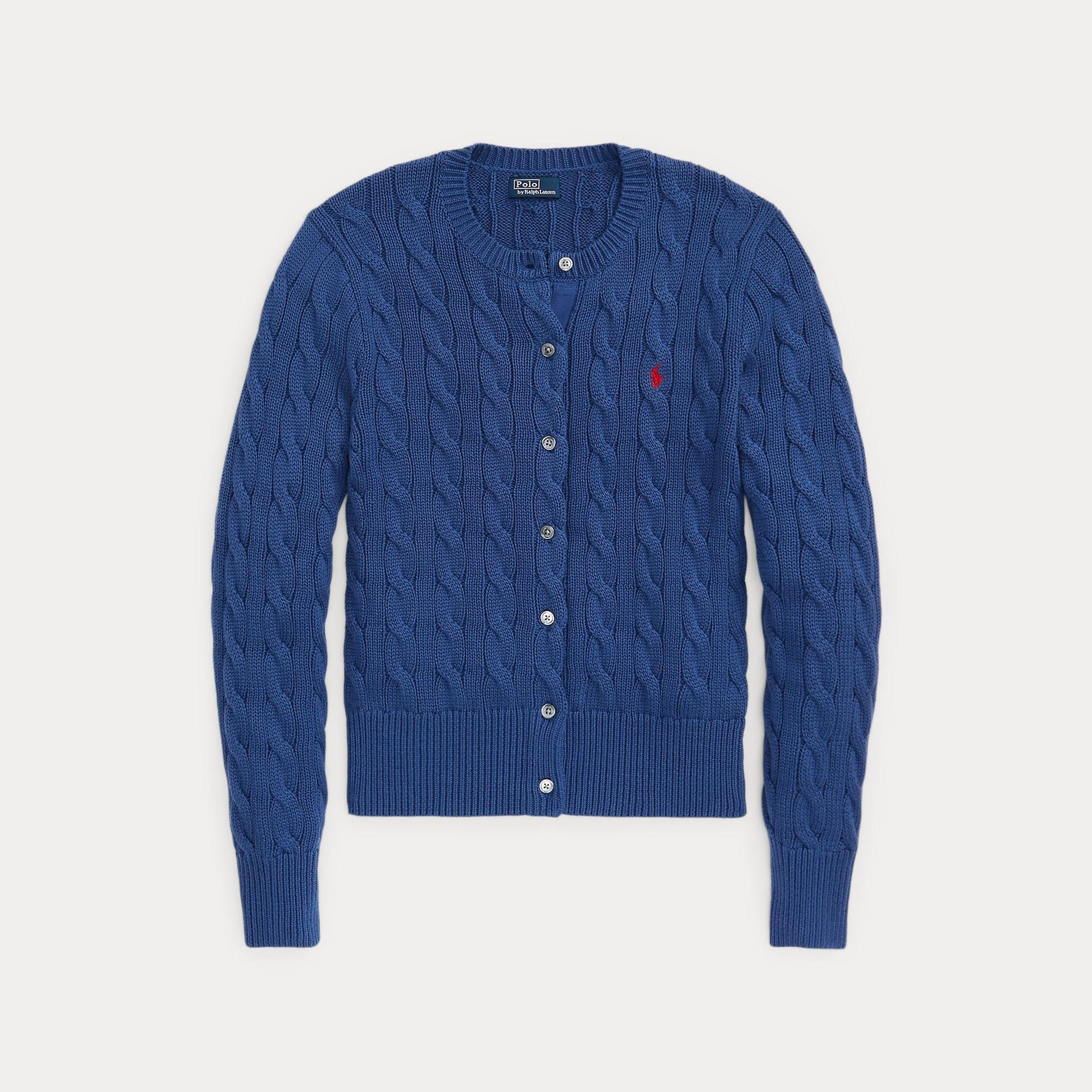 cardigan lavorato a trecce 211-891643 009 RALPH LAUREN POLO 