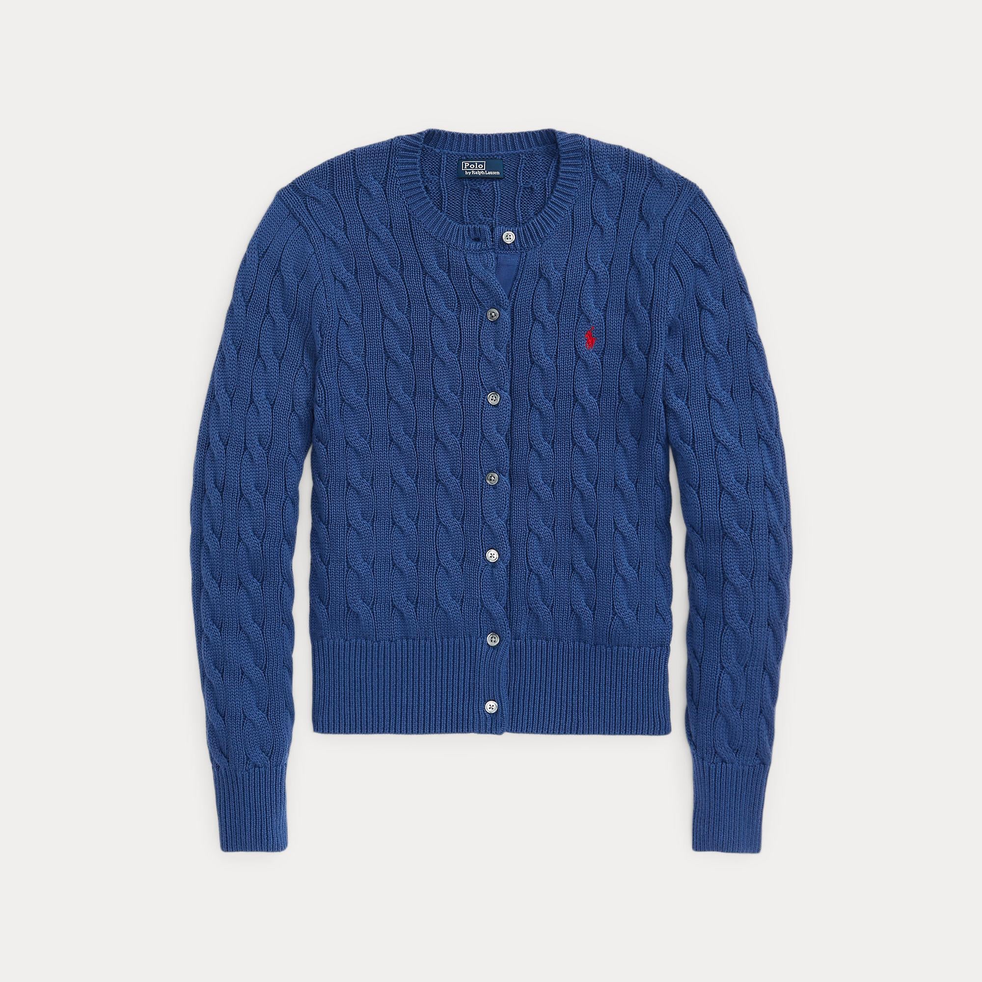 cardigan lavorato a trecce 211-891643 009 RALPH LAUREN POLO 