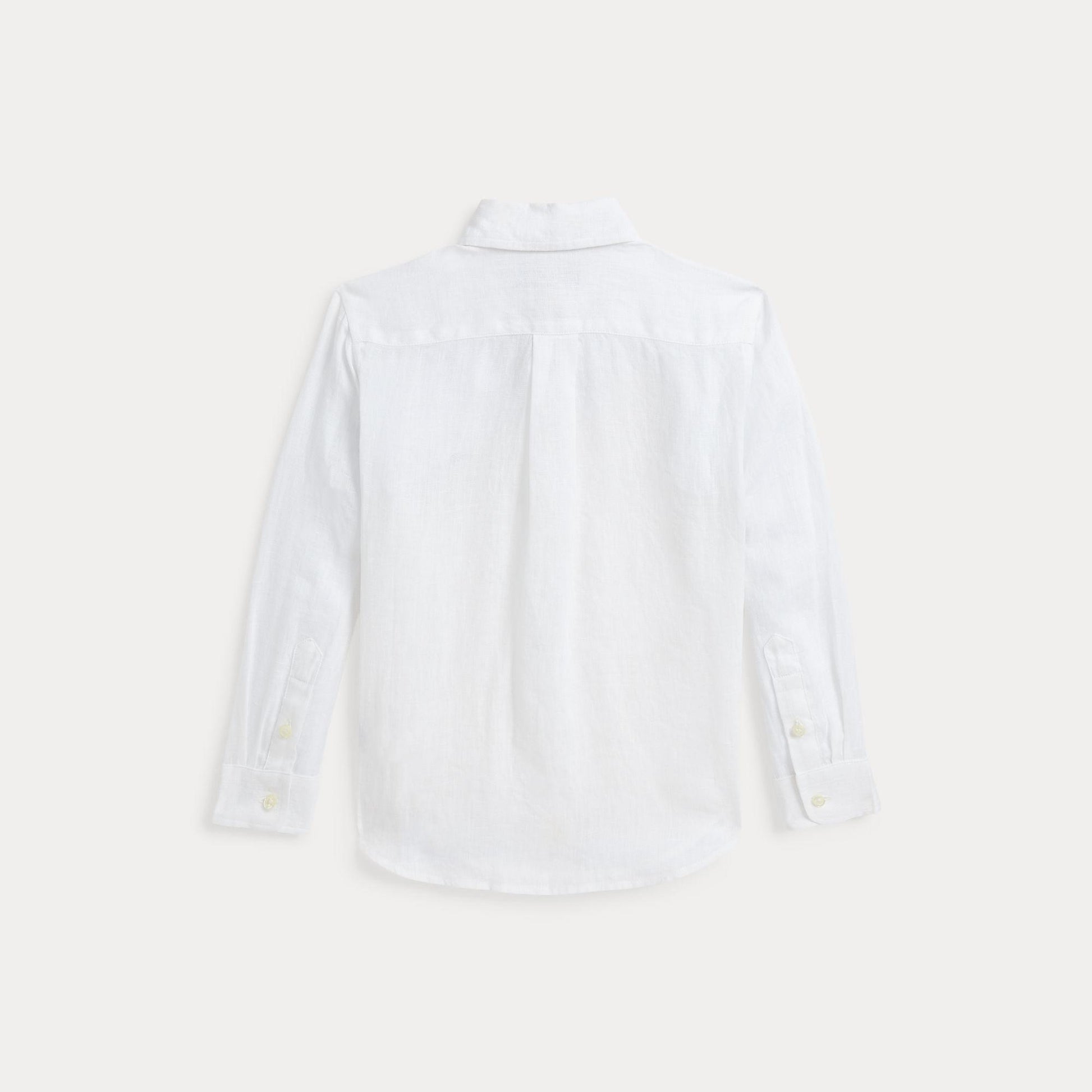 camicia in lino con pony 322-967600 003 RALPH LAUREN POLO 
