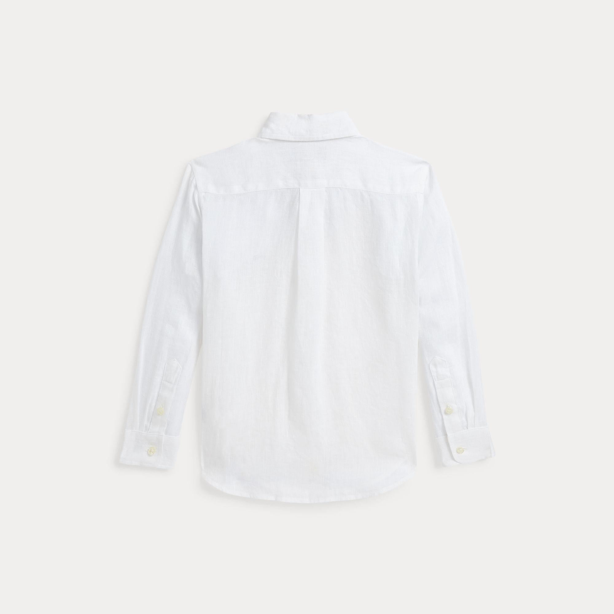 camicia in lino con pony 322-967600 003 RALPH LAUREN POLO 