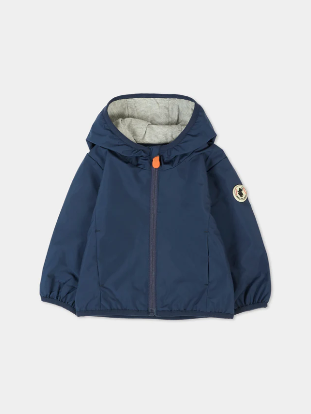 giubbino leggero con cappuccio I30006X WIND20 9000 NAVY SAVE the duck 