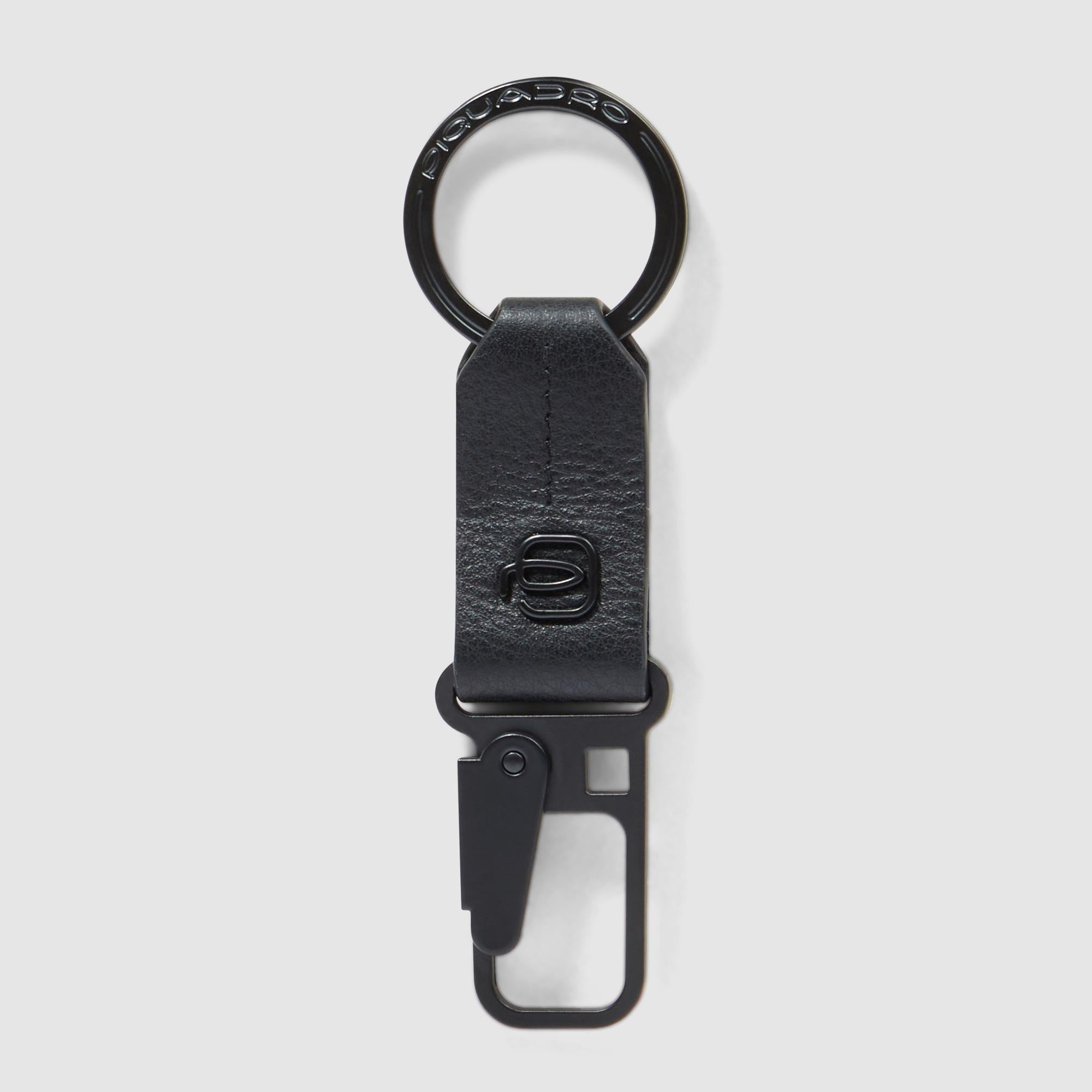 portachiavi con moschettone PC6846W137 N PIQUADRO 