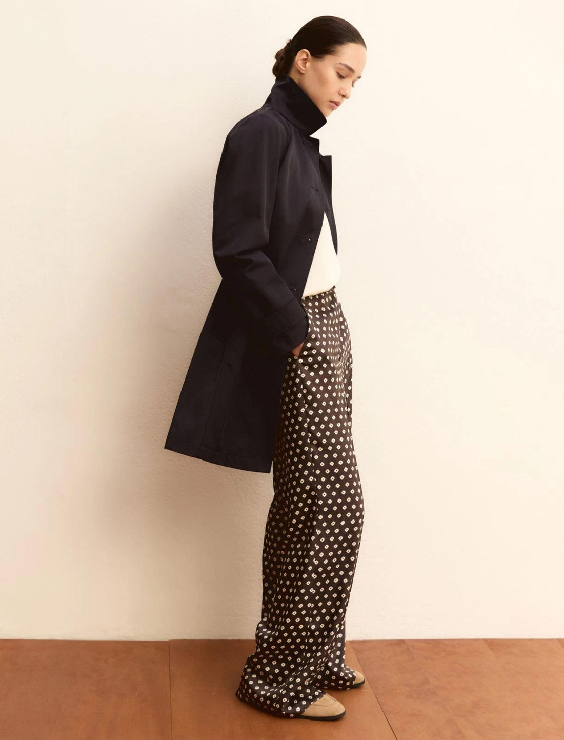 pantalone in twill stampato EMMBAOBAB 008 EMME MARELLA 