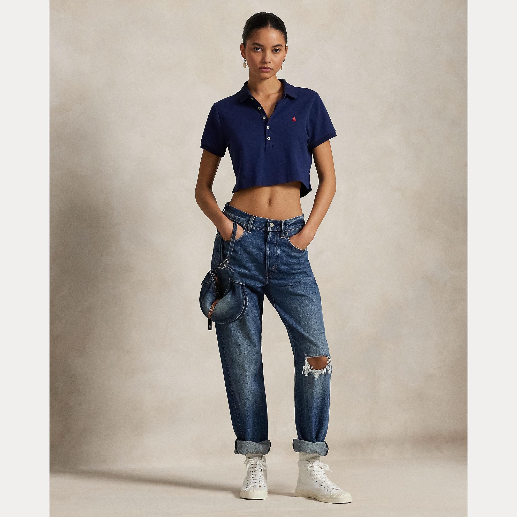 polo cropped cavallino 211-965104 002 RALPH LAUREN POLO 