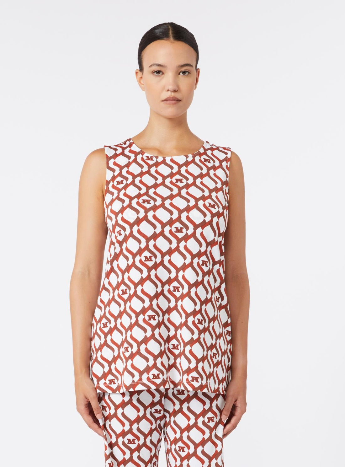 top stampa geometrica BCHPELOTA 001 MAXMARABEACHWEAR 